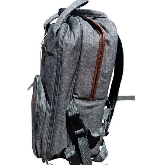 NWT! ALLCAMP Gray Outdoor Picnic Backpack for 2 People - Picture 7 of 10